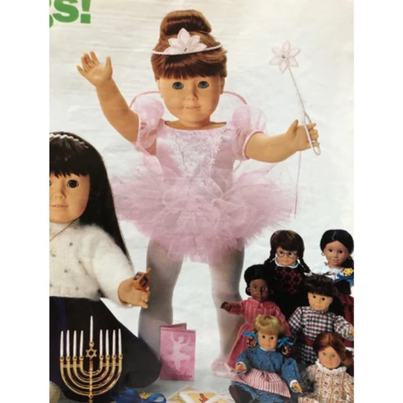 American Girl SUGAR PLUM FAIRY Nutcracker Suite Ballet Outfit Tiara Wand Tights+ - Picture 6 of 16